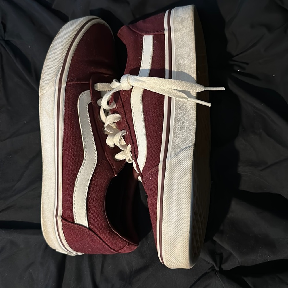 Maroon Vans